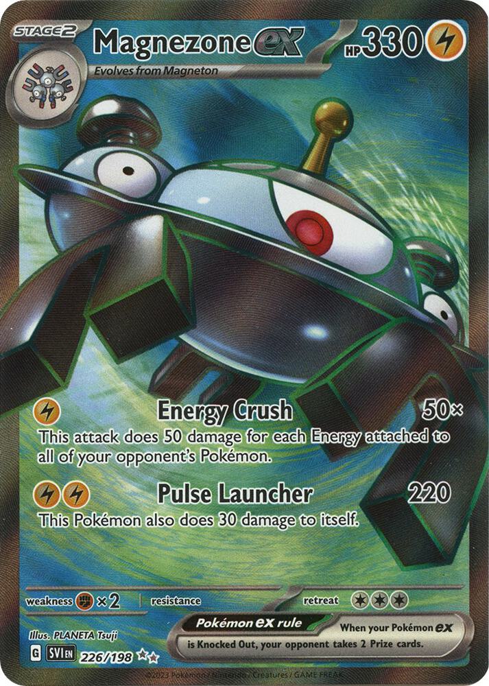 Magnezone ex 226/198 Holofoil — Scarlet & Violet Pokémon card
