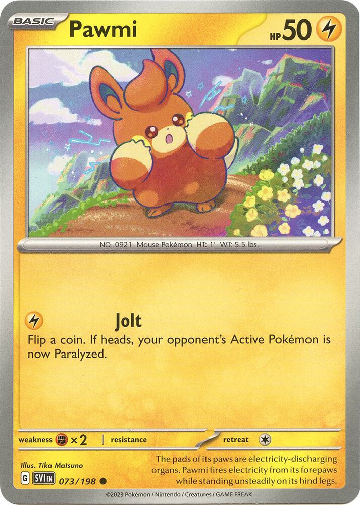 Pokemon - Scarlet & Violet - Pawmi - 073/198