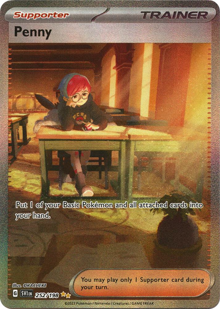 Pokemon - Scarlet & Violet - Penny - 252/198 - Holofoil