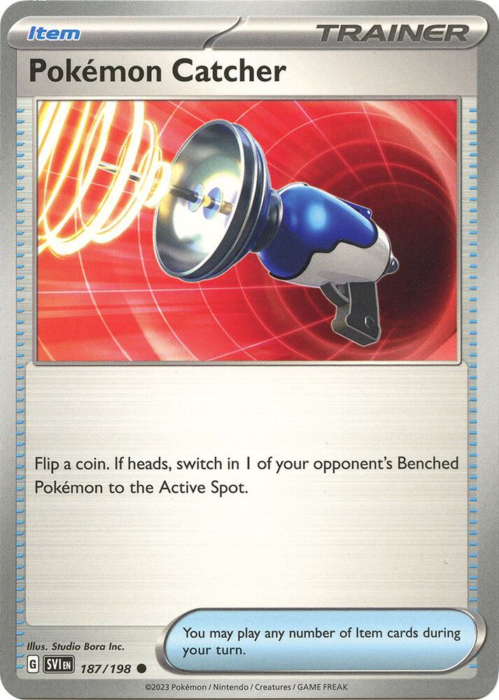 Pokemon Catcher 187/198 — Scarlet & Violet Pokémon card