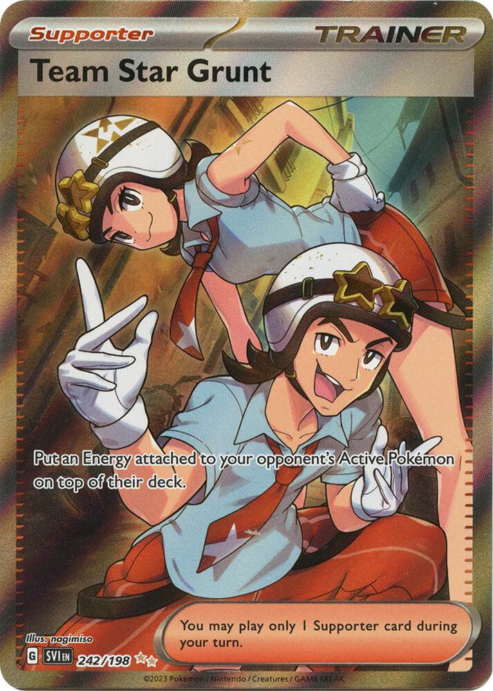 Pokemon - Scarlet & Violet - Team Star Grunt - 242/198 - Holofoil