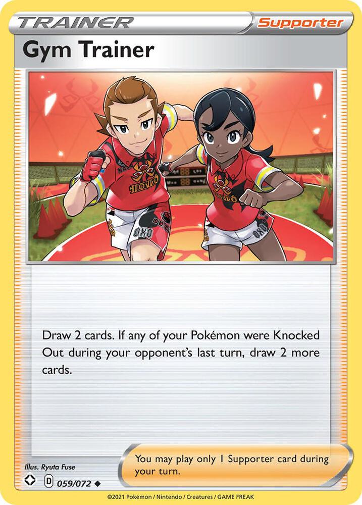 Gym Trainer 059/072 Reverse Holofoil — Shining Fates Pokémon card