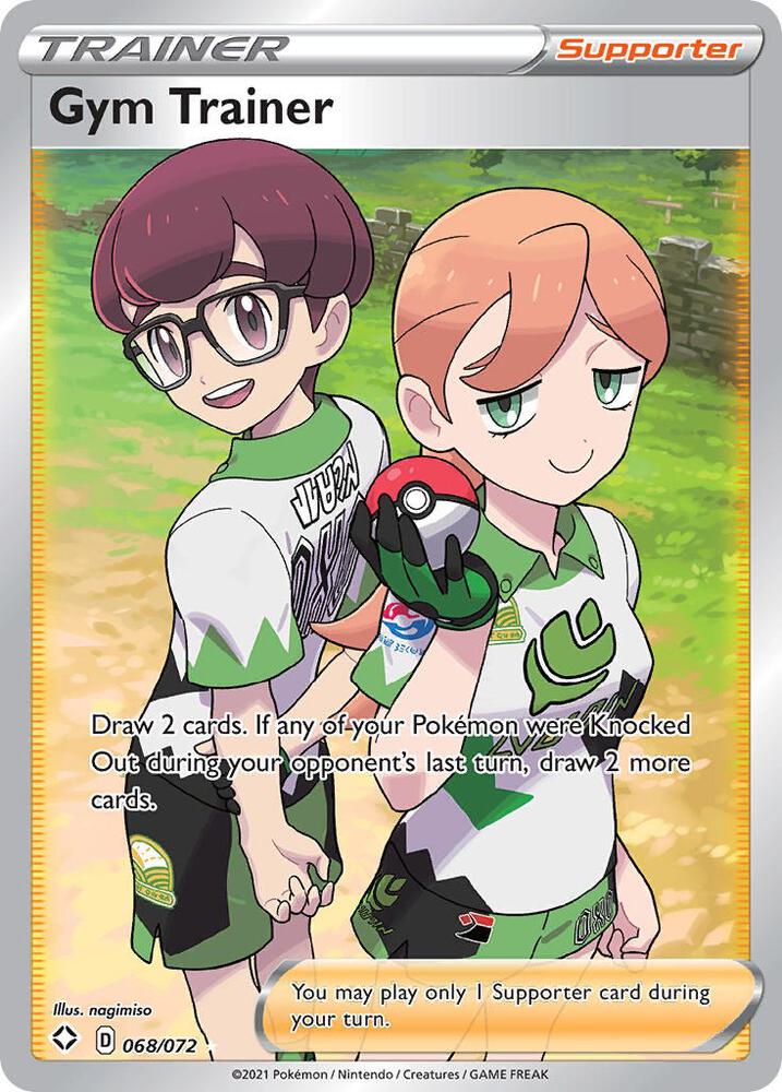 Gym Trainer 068/072 Holofoil — Shining Fates Pokémon card