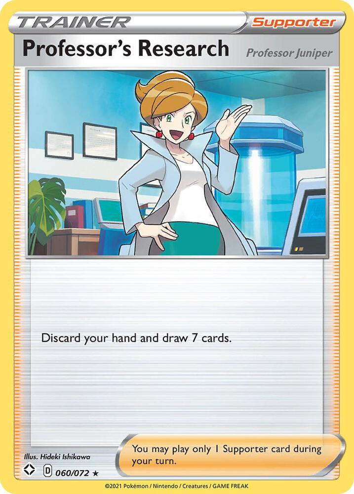 Pokemon - Sword & Shield - Shining Fates - Professor's Research - 060/072 - Reverse Holofoil