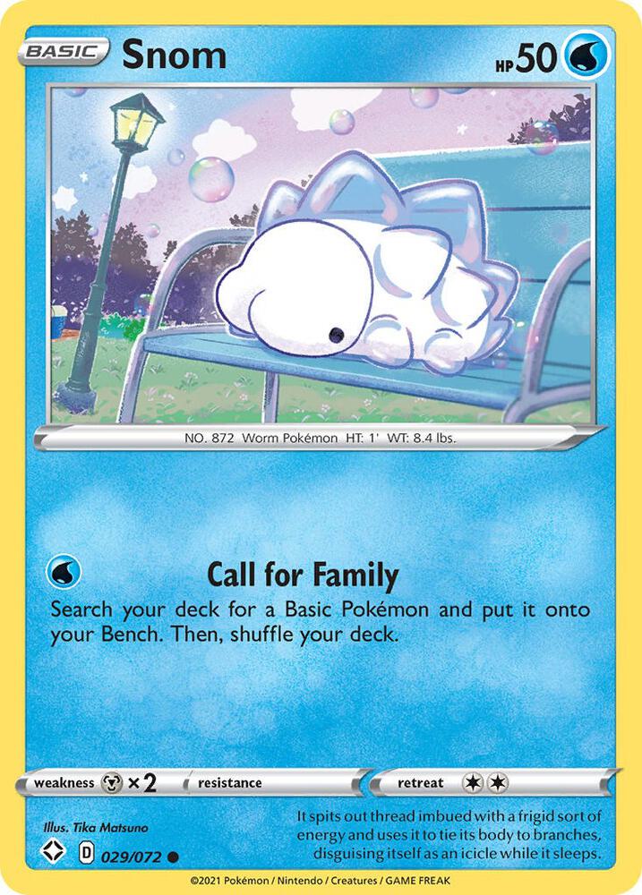 Snom 029/072 — Shining Fates Pokémon card