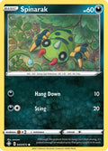 Spinarak 043/072 Reverse Holofoil — Shining Fates Pokémon card