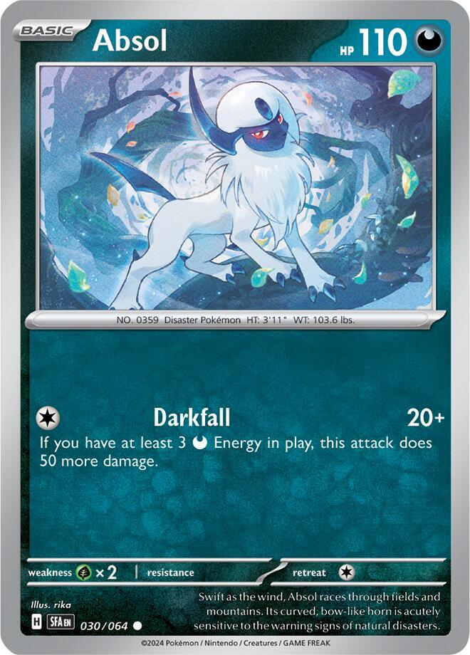 Absol 030/064, Shrouded Fable Pokémon card