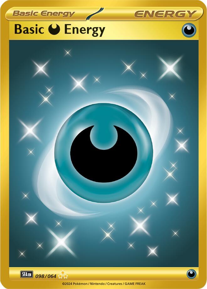 Basic Darkness Energy 098/064 Holofoil, Shrouded Fable Pokémon card