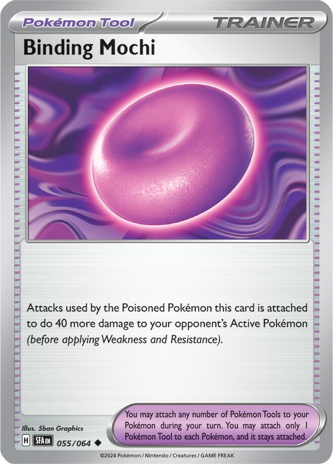 Binding Mochi 055/064, Shrouded Fable Pokémon card