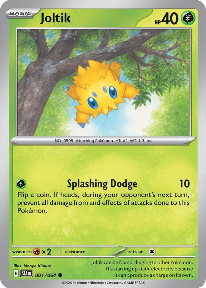 Joltik 001/064, Shrouded Fable Pokémon card