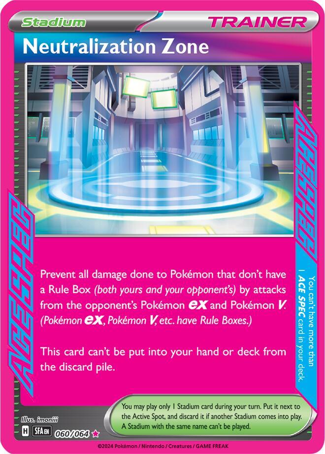 Neutralization Zone 060/064 Holofoil, Shrouded Fable Pokémon card