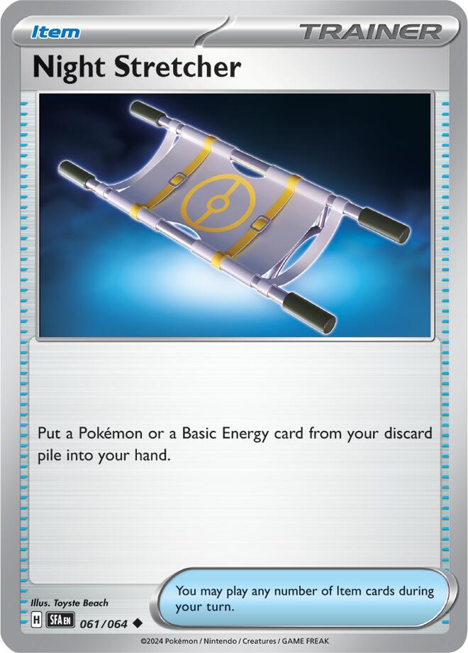 Pokemon - Shrouded Fable - Night Stretcher - 061/064 - Reverse Holofoil