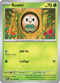 Rowlet 003/064, Shrouded Fable Pokémon card