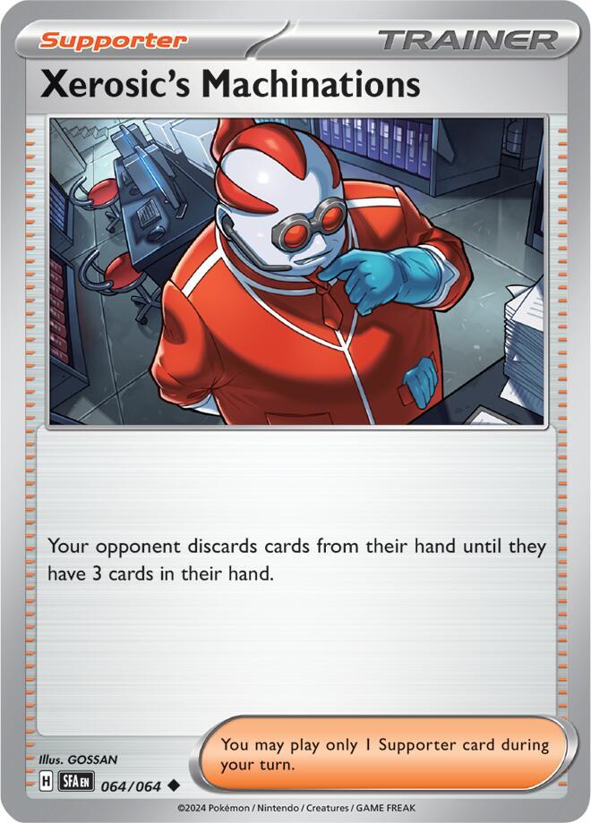 Pokemon - Shrouded Fable - Xerosic's Machinations - 064/064 - Reverse Holofoil