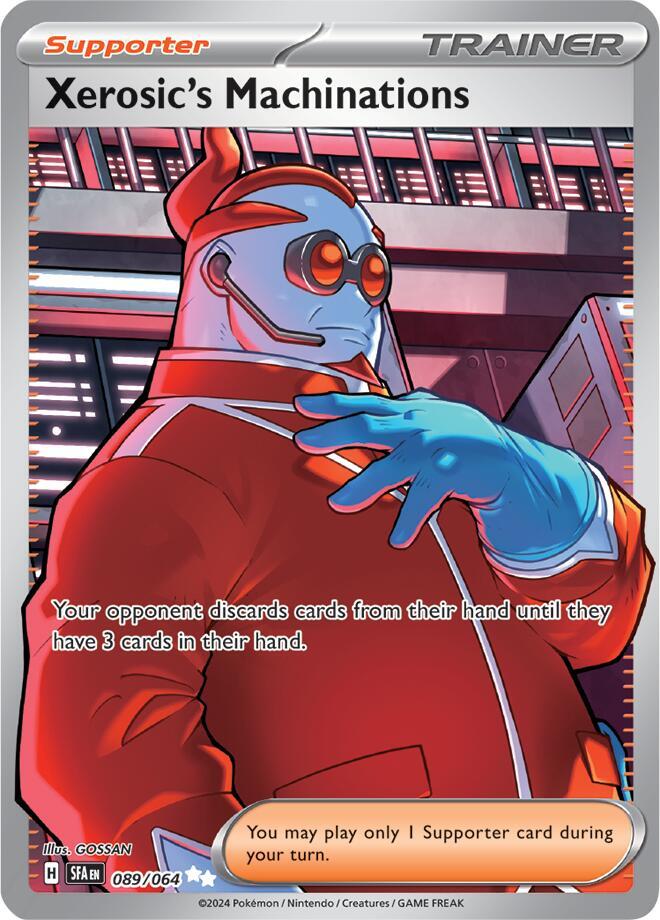 Xerosic's Machinations 089/064 Holofoil, Shrouded Fable Pokémon card