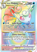 Alolan Vulpix VSTAR 197/195 Holofoil — Silver Tempest Pokémon card