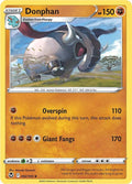 Donphan 092/195 Reverse Holofoil — Silver Tempest Pokémon card