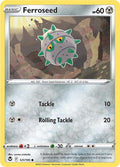 Ferroseed 121/195 Reverse Holofoil — Silver Tempest Pokémon card