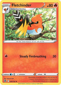 Fletchinder 028/195 — Silver Tempest Pokémon card