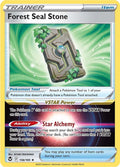 Forest Seal Stone 156/195 Holofoil — Silver Tempest Pokémon card