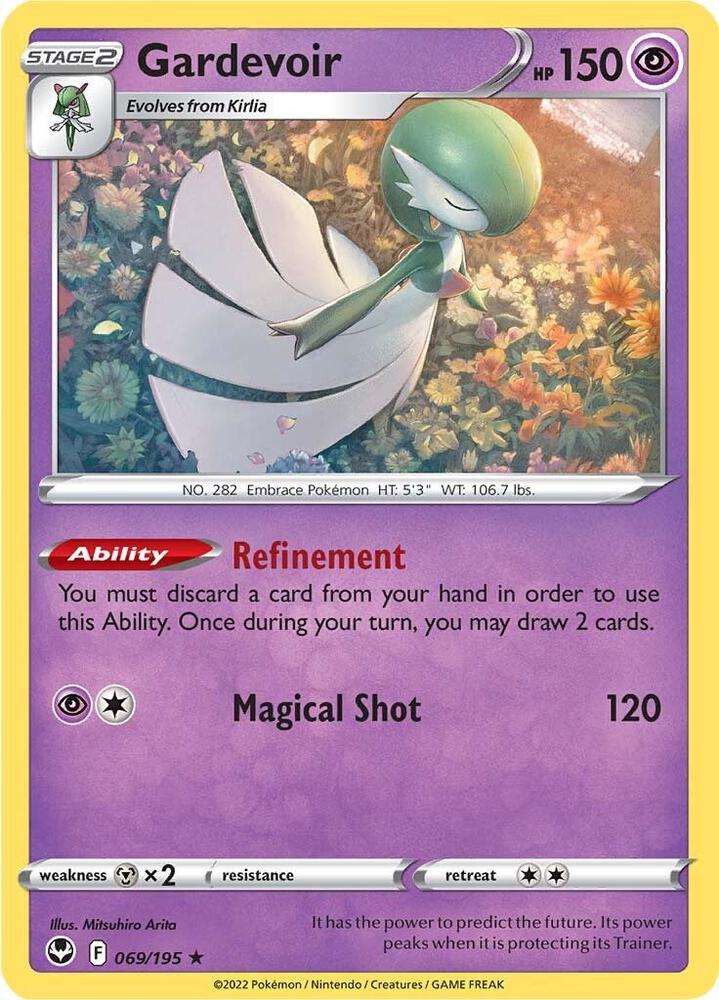 Gardevoir 069/195 — Silver Tempest Pokémon card
