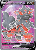 Hisuian Arcanine V 179/195 Holofoil — Silver Tempest Pokémon card