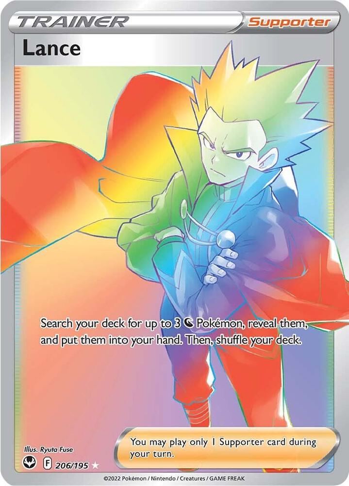 Pokemon - Silver Tempest - Lance - 206/195 - Holofoil