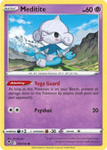 Meditite 072/195 — Silver Tempest Pokémon card