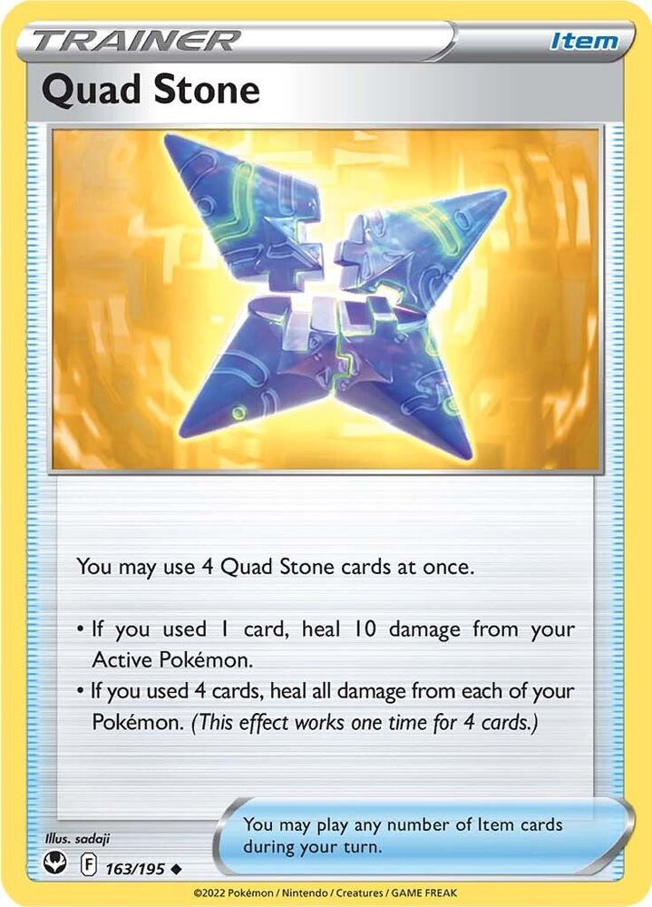 Quad Stone 163/195, Silver Tempest Pokémon card