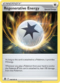 Regenerative Energy 168/195 Reverse Holofoil, Silver Tempest Pokémon card