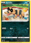 Sandile 111/195, Silver Tempest Pokémon card
