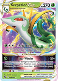 Serperior VSTAR 008/195 Holofoil, Silver Tempest Pokémon card
