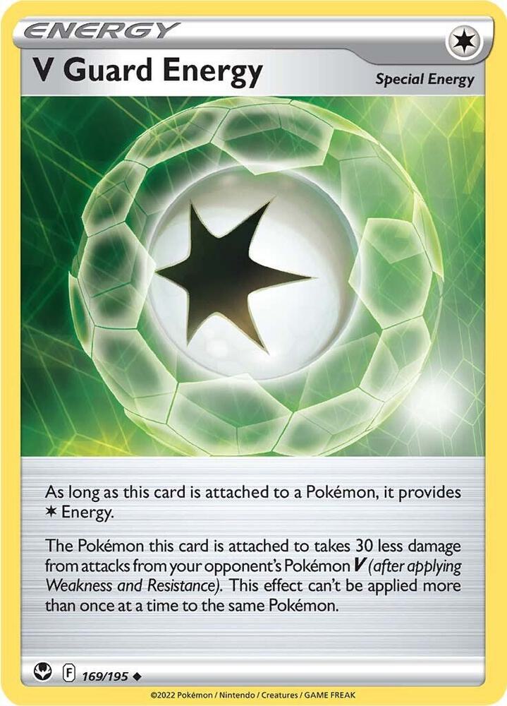 V Guard Energy 169/195 Reverse Holofoil — Silver Tempest Pokémon card