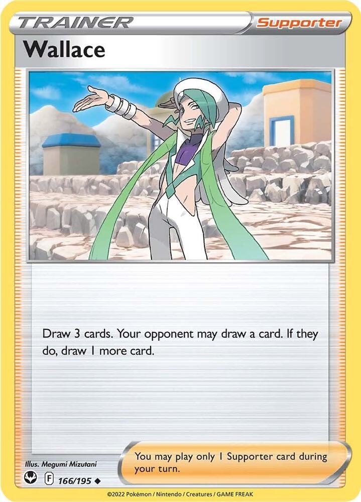 Wallace 166/195 — Silver Tempest Pokémon card