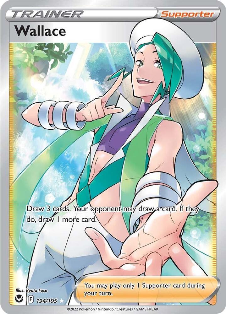 Pokemon - Silver Tempest - Wallace - 194/195 - Holofoil