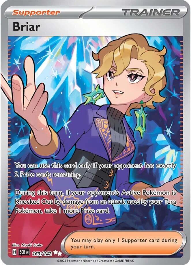 Briar 163/142 Holofoil — Stellar Crown Pokémon card