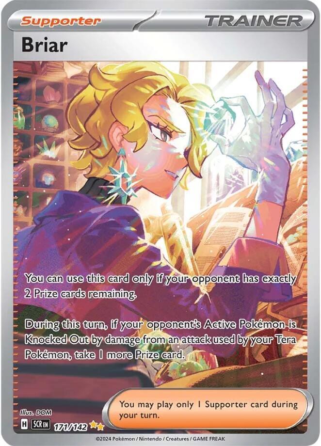 Briar 171/142 Holofoil — Stellar Crown Pokémon card