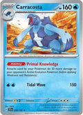 Carracosta 038/142 Holofoil — Stellar Crown Pokémon card
