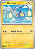 Chinchou 048/142 — Stellar Crown Pokémon card