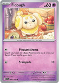 Fidough 066/142 Reverse Holofoil — Stellar Crown Pokémon card