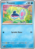 Finneon 035/142 — Stellar Crown Pokémon card