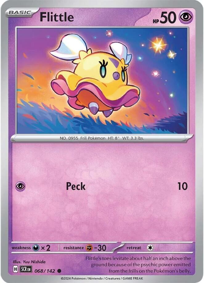Flittle 068/142 — Stellar Crown Pokémon card