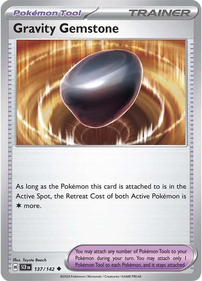 Pokemon - Stellar Crown - Gravity Gemstone - 137/142
