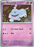 Greavard 070/142 — Stellar Crown Pokémon card