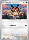 Hoothoot 114/142 — Stellar Crown Pokémon card