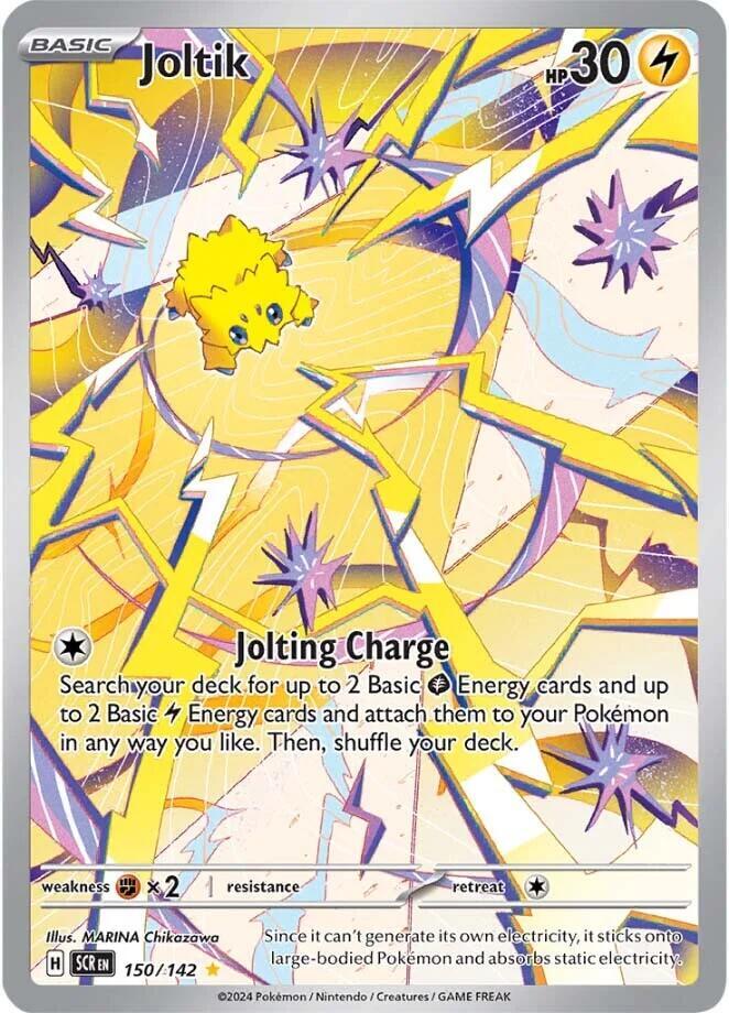 Joltik 150/142 Holofoil — Stellar Crown Pokémon card