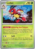 Ledian 003/142 Holofoil — Stellar Crown Pokémon card