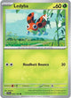 Pokemon - Stellar Crown - Ledyba - 002/142 - Reverse Holofoil