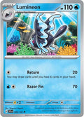 Lumineon 036/142 Reverse Holofoil — Stellar Crown Pokémon card