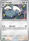 Purugly 117/142 Reverse Holofoil — Stellar Crown Pokémon card